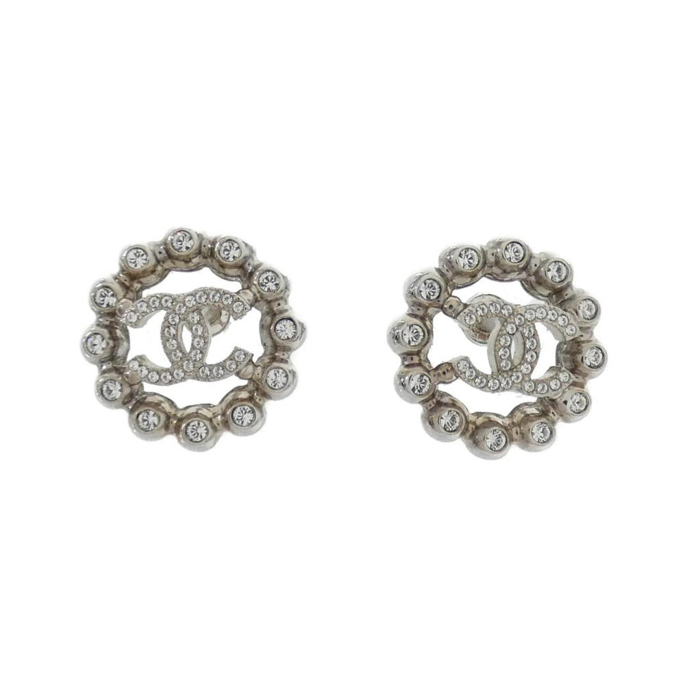 CHANEL Authentic White Earrings